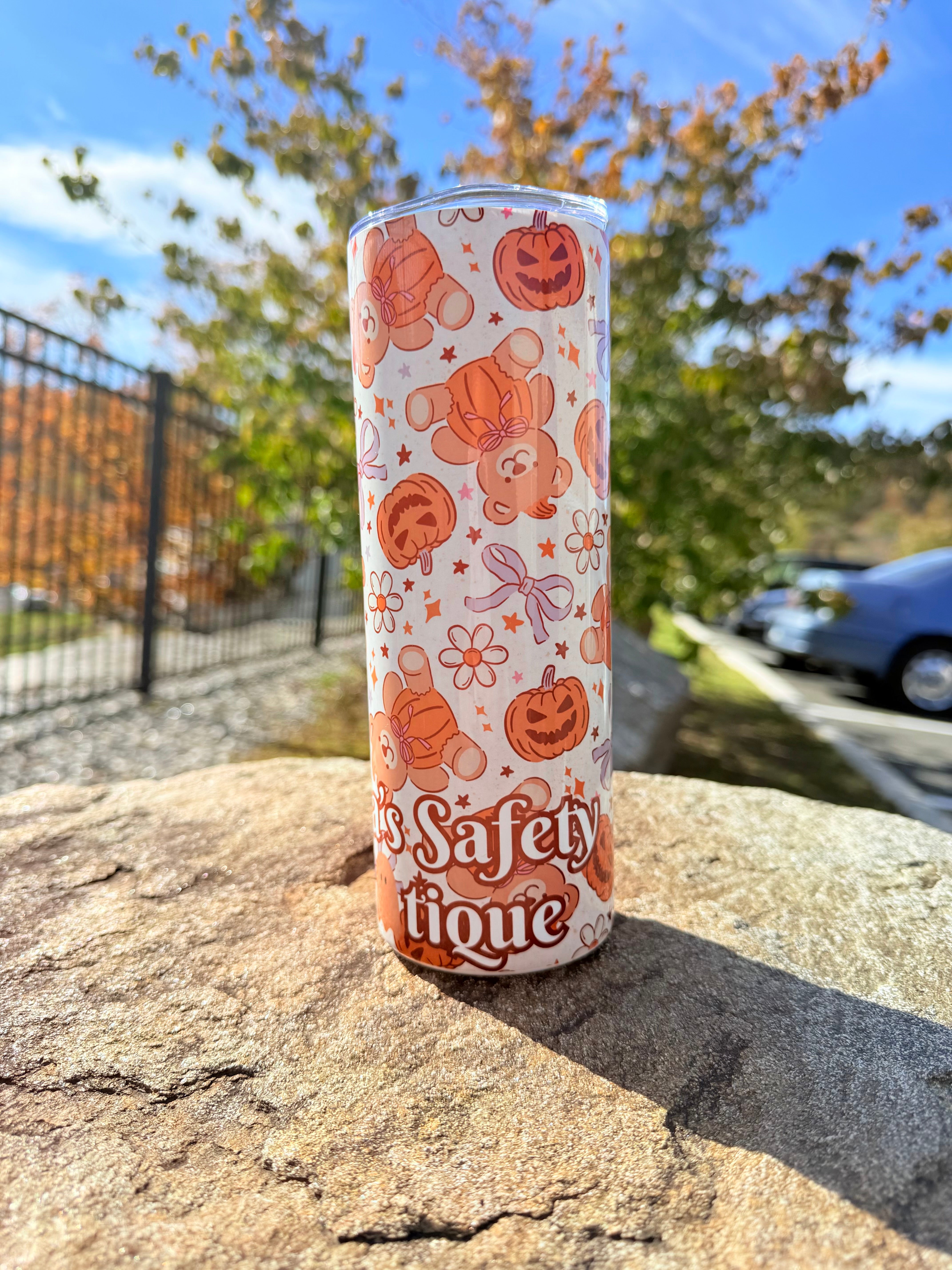 🧸🎃Spooky Bear Tumbler🎃🧸