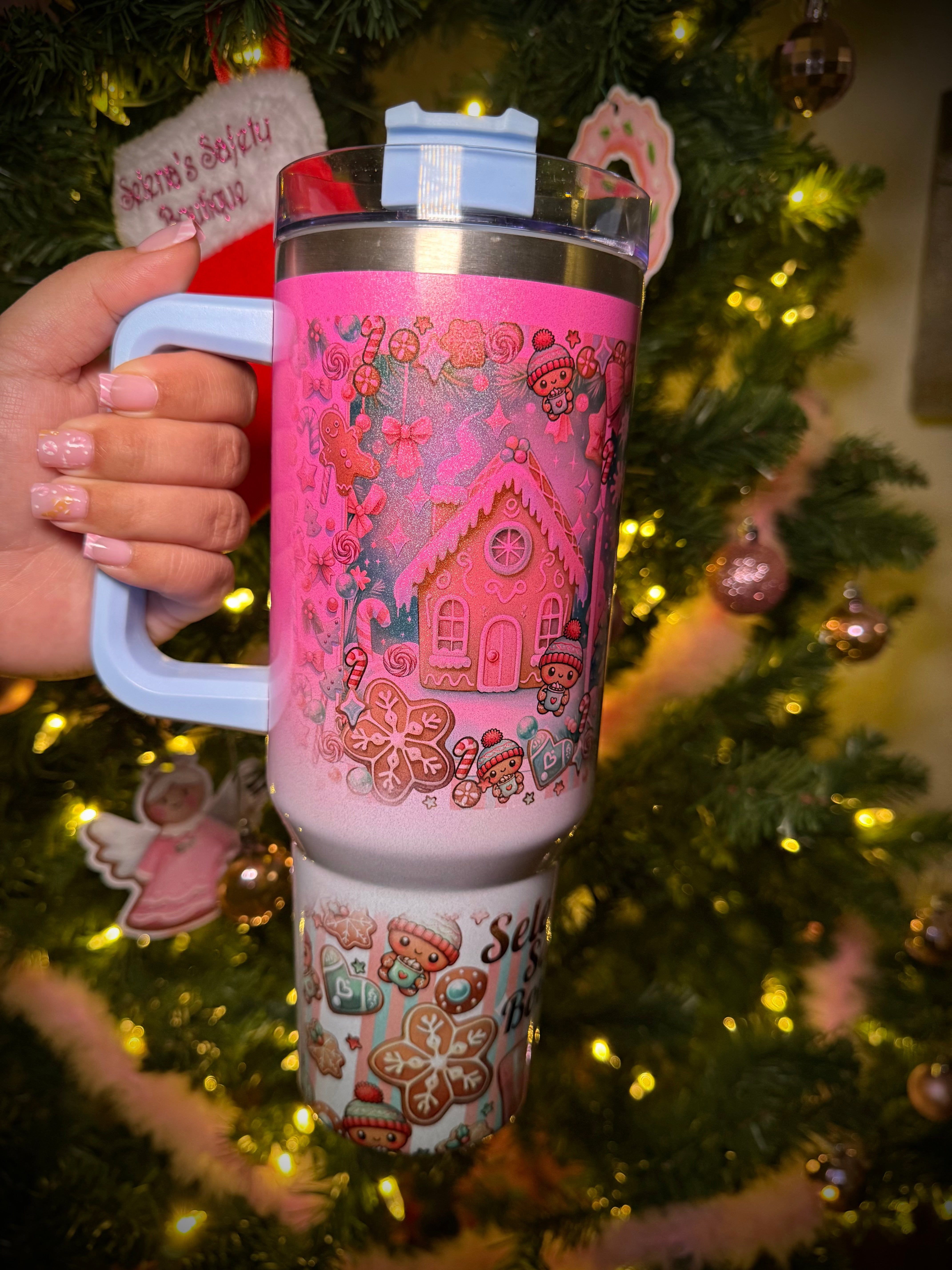Christmas Gingerbread 40oz Tumbler