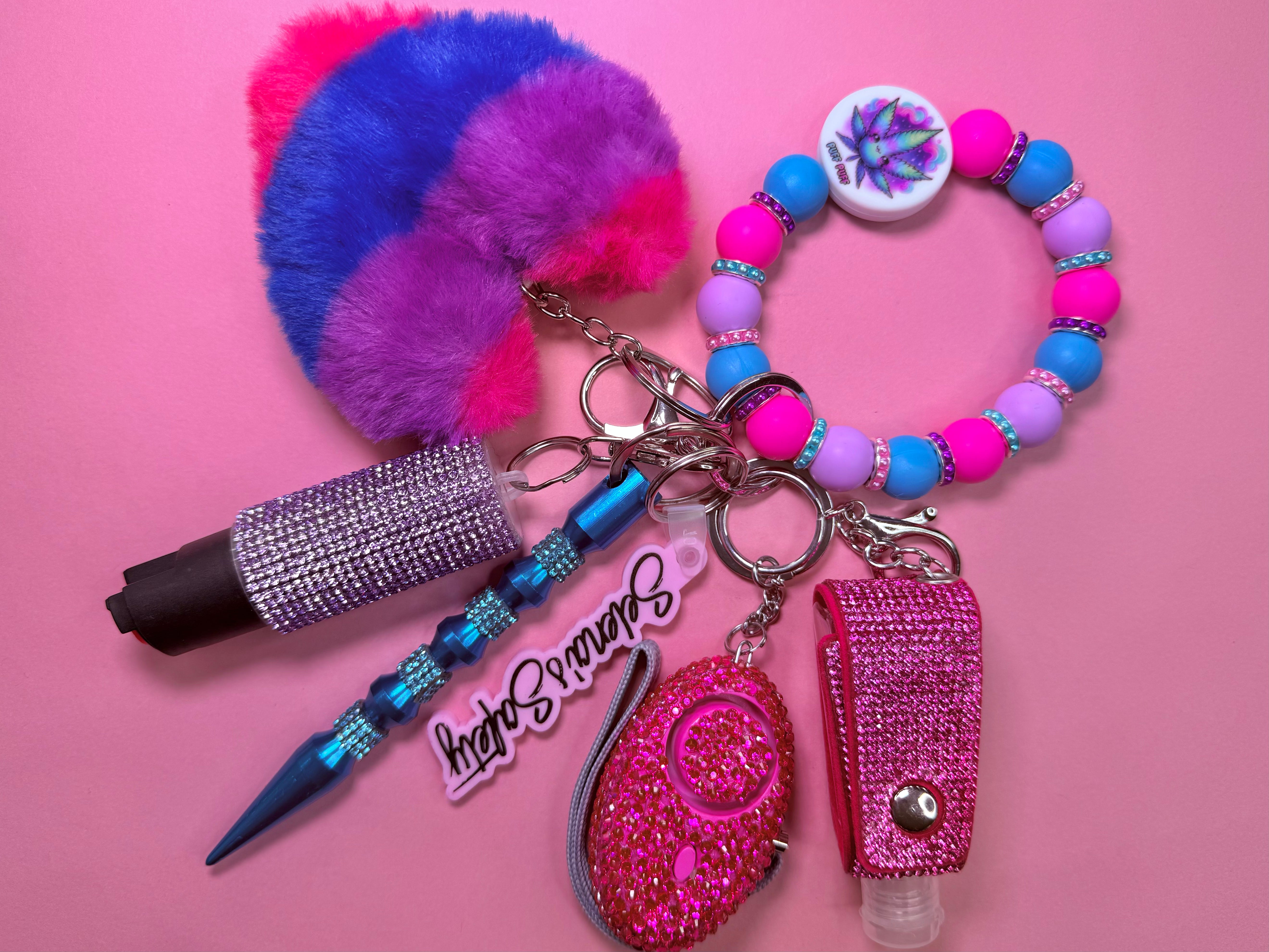 💜High Maintenance🩷 Safety Keychain