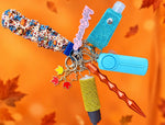 Load image into Gallery viewer, Fall Stitch Safety Keychain
