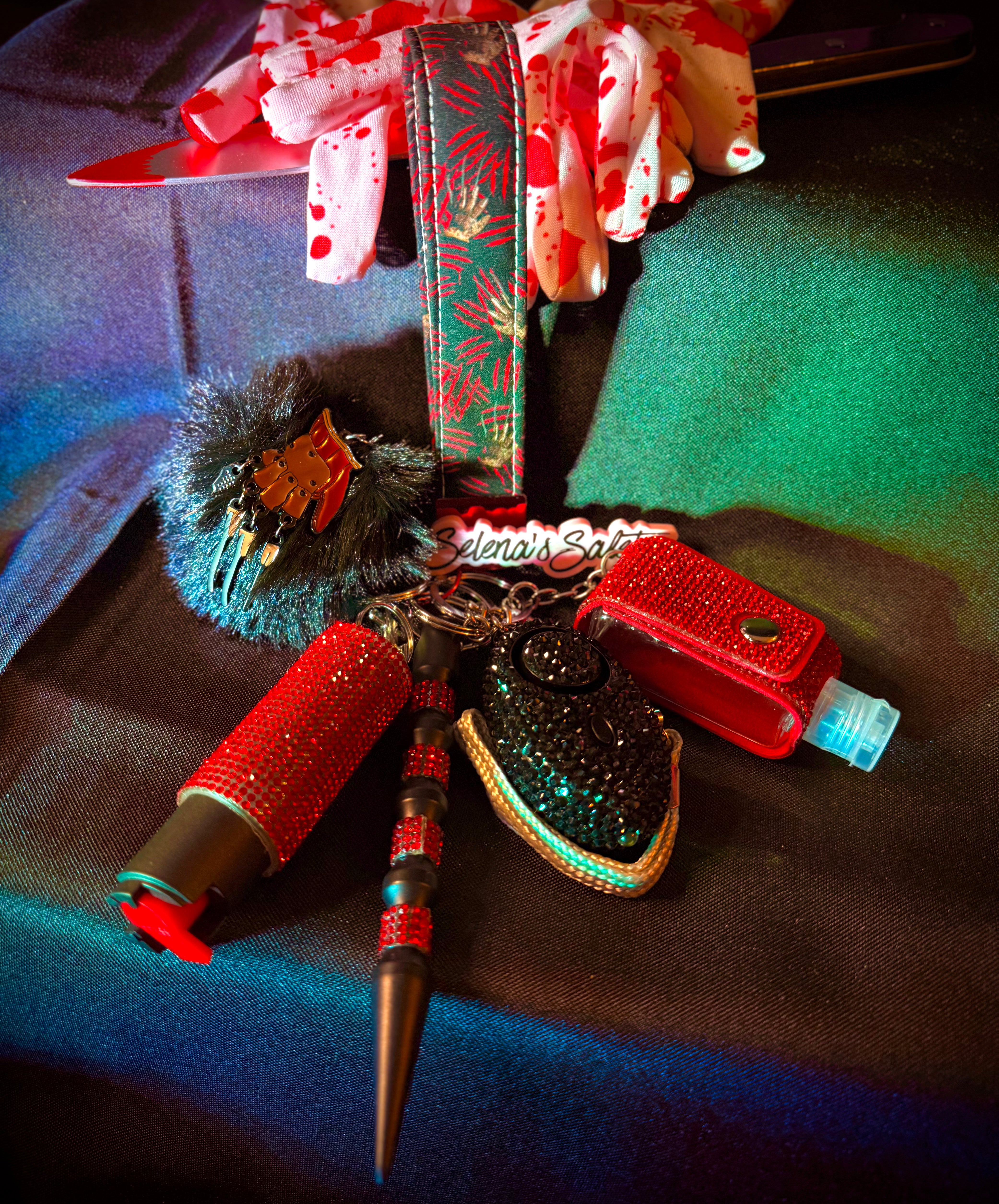 “Nightmare” *Freddy Inspired* Safety Keychain
