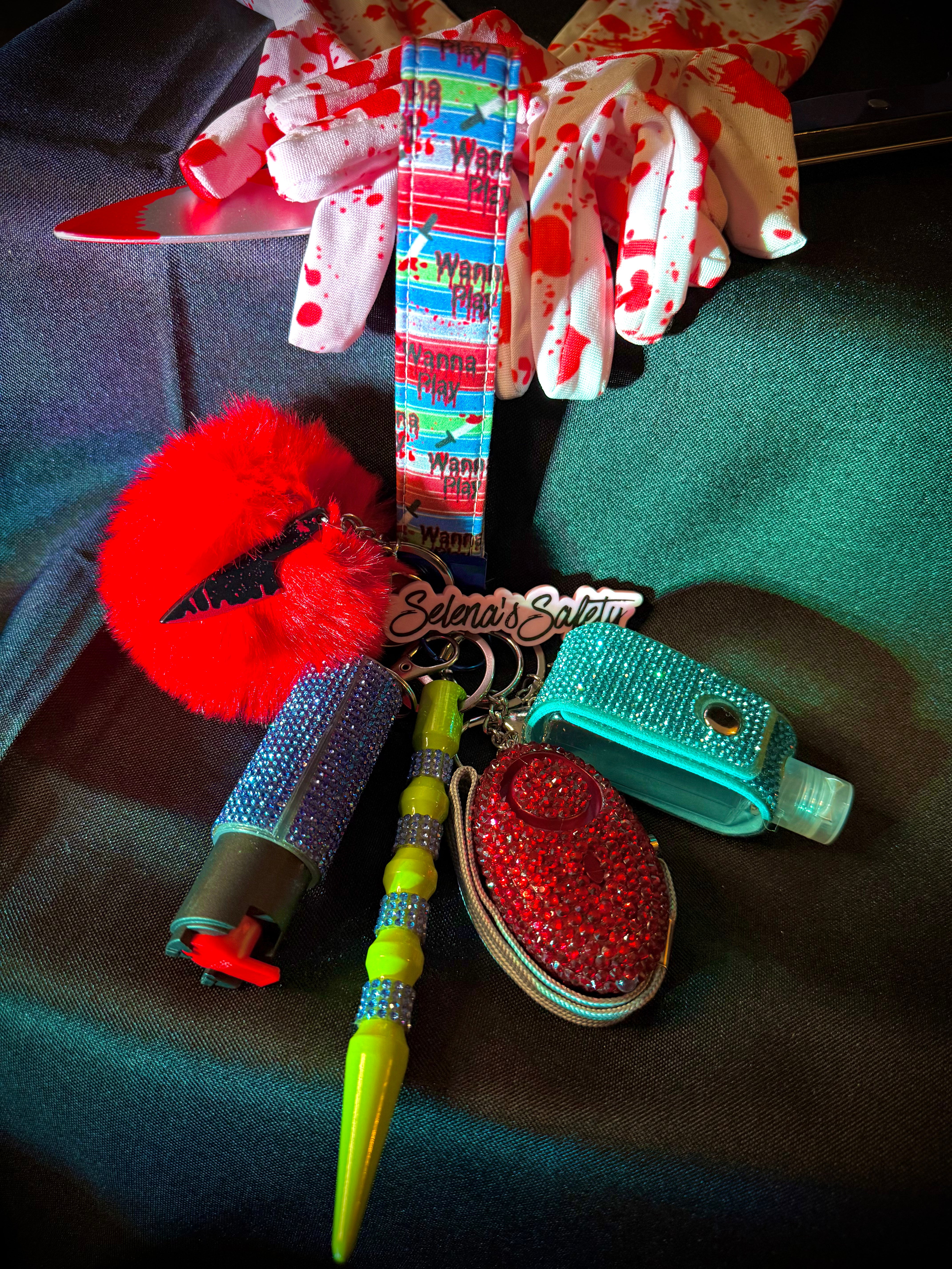 “Wanna Play?” *Chucky Inspired Safety Keychain