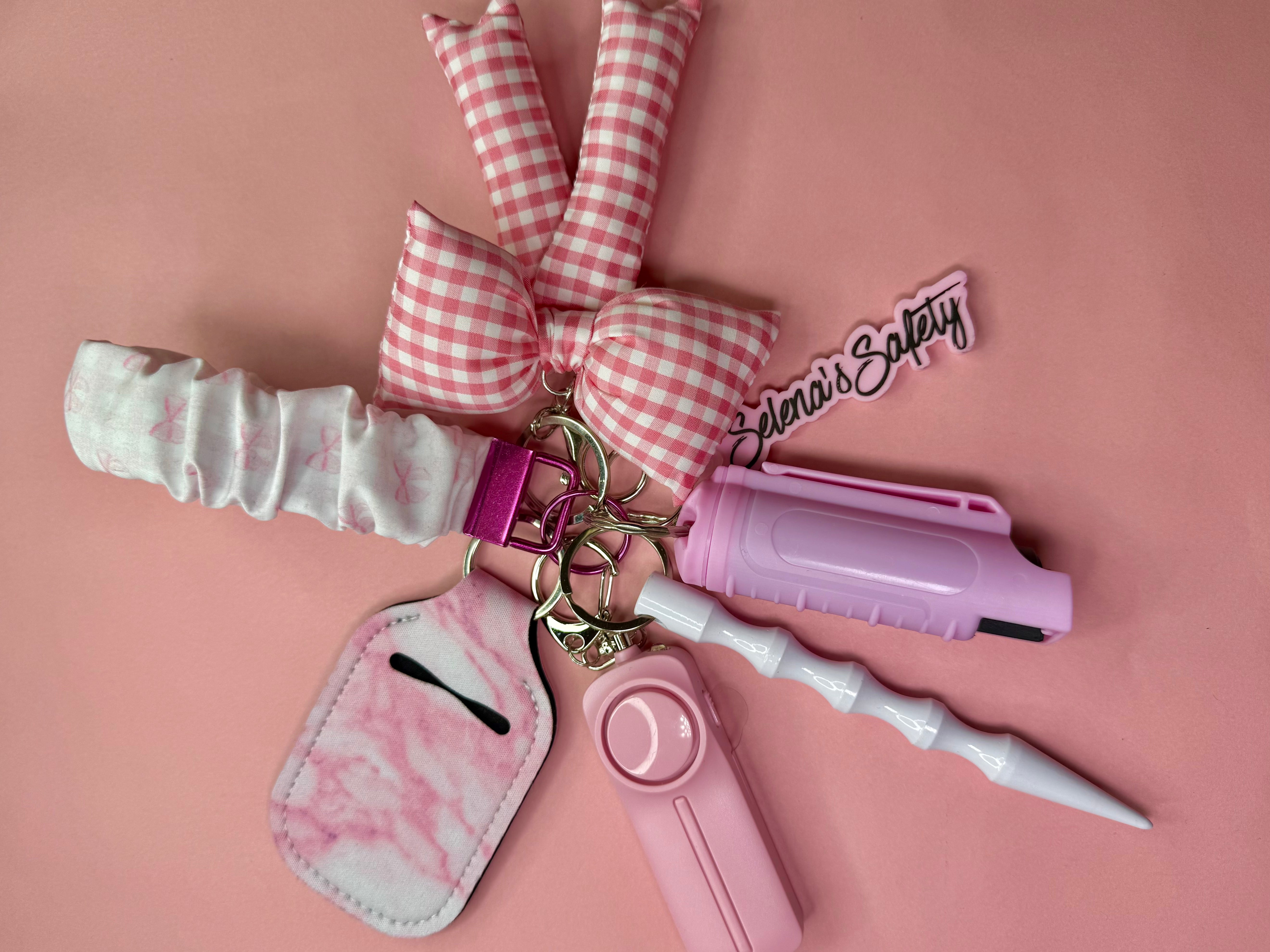 “Paisley” Safety Keychain