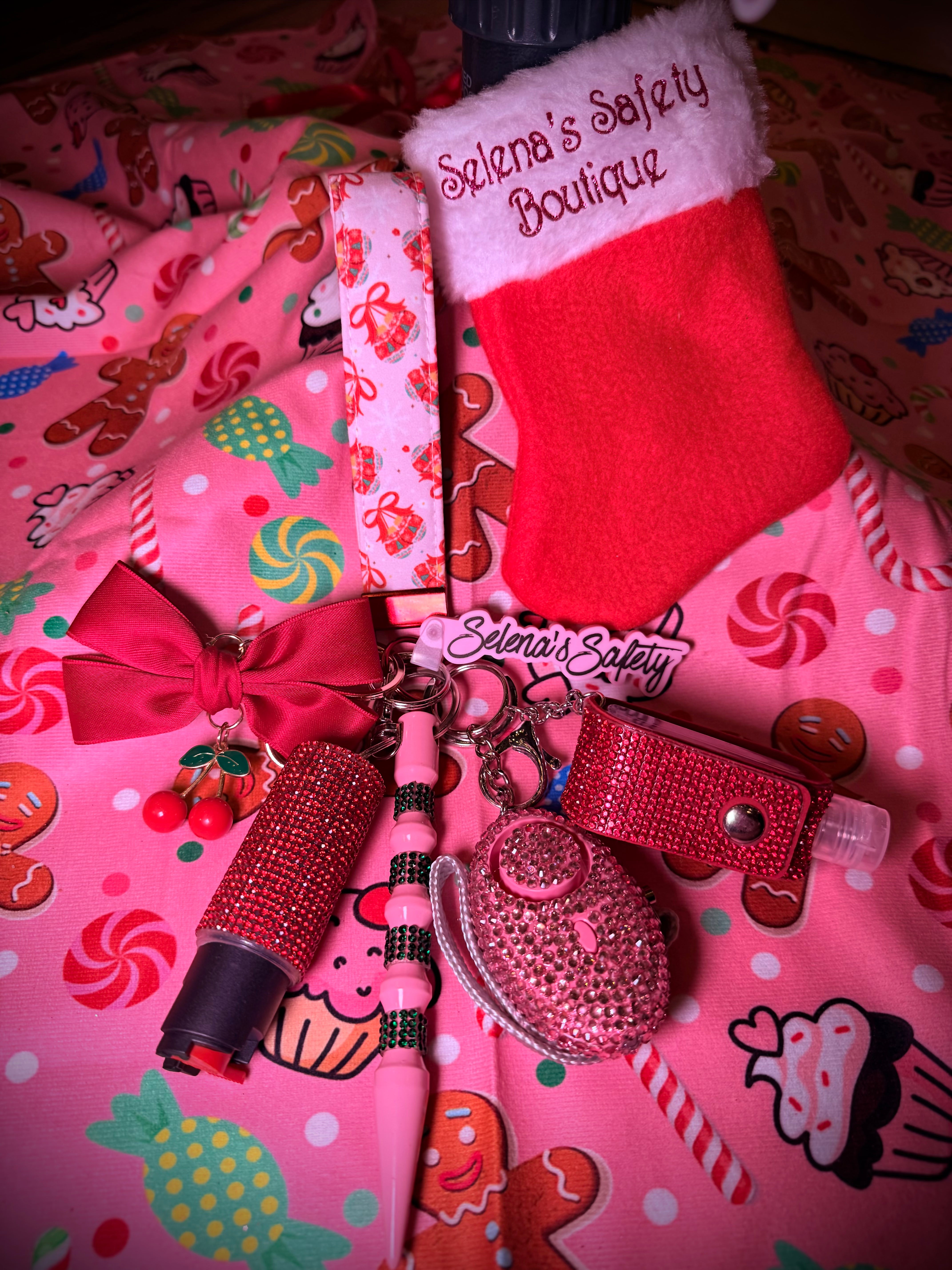 “Cherrymas” Safety Keychain