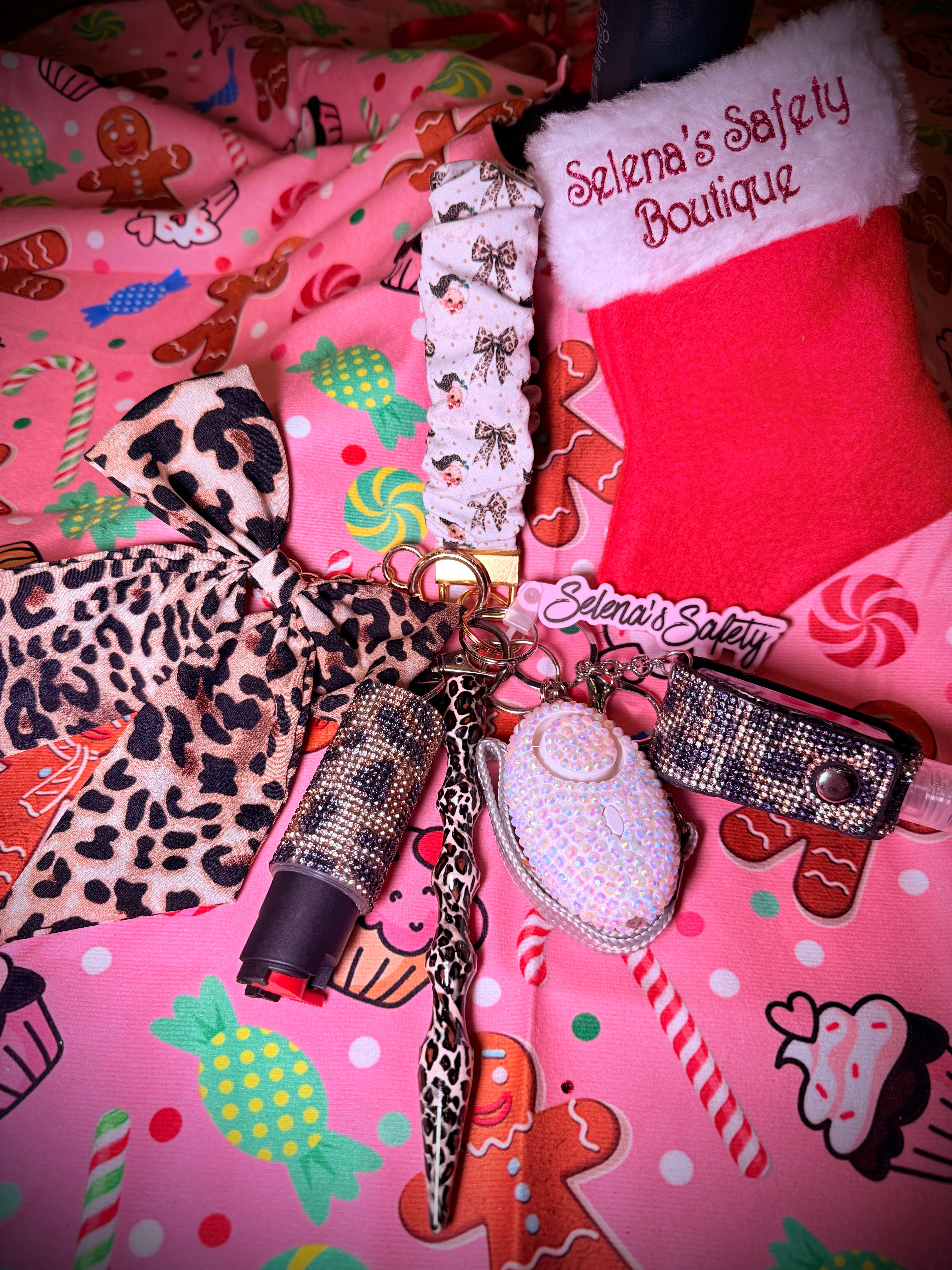“Cheetah Claus” Safety Keychain
