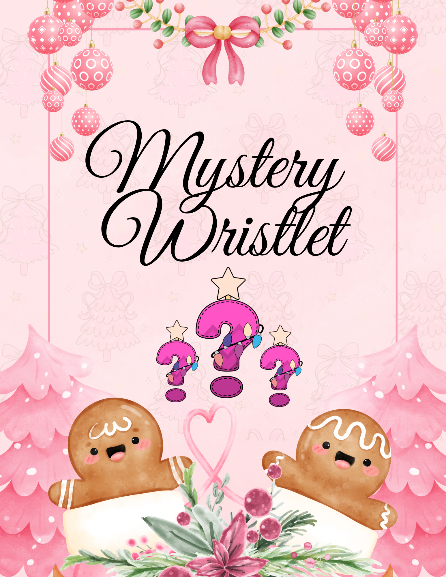 Christmas Mystery Wristlet