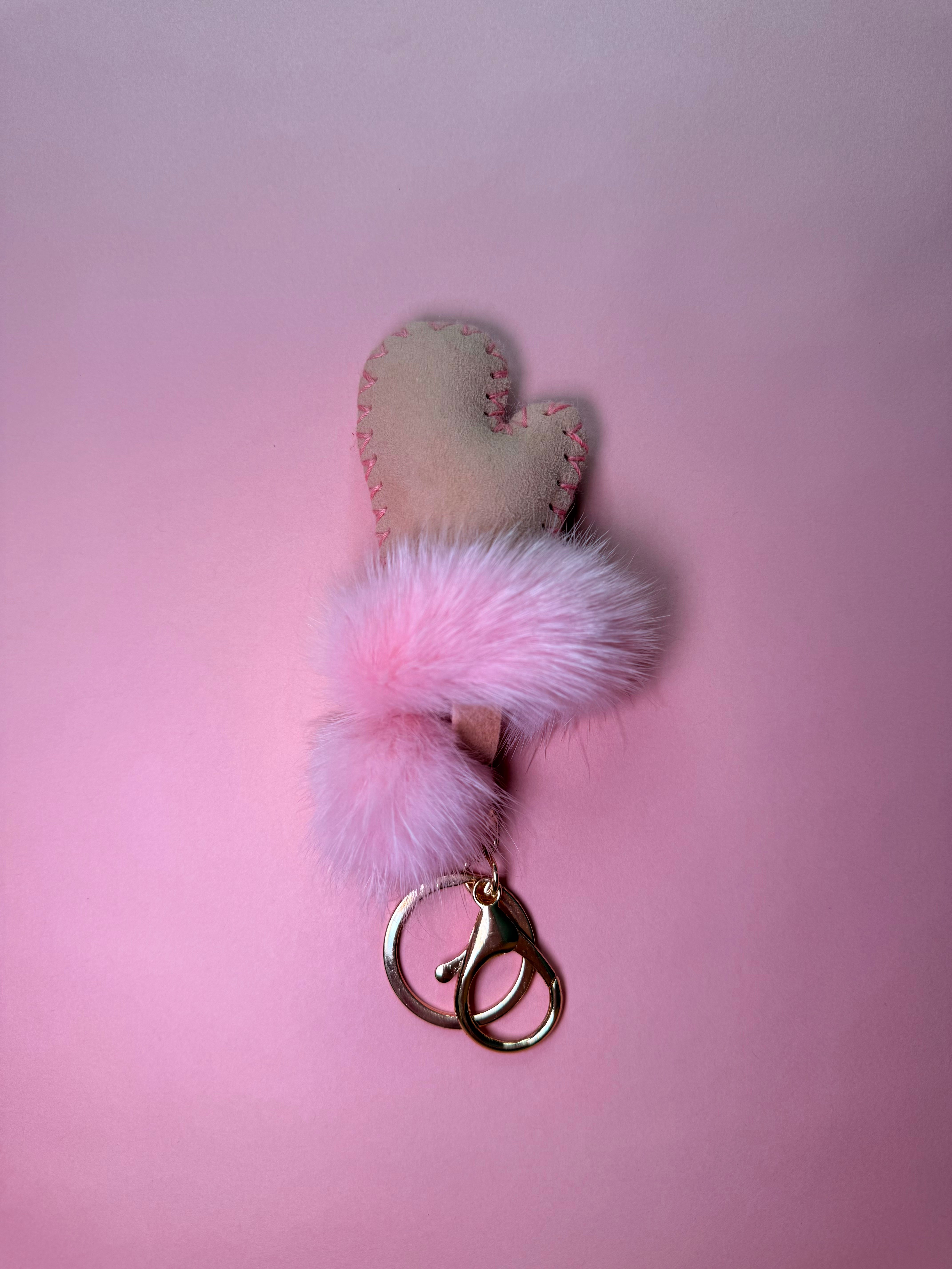 Christmas Mitten Keychain