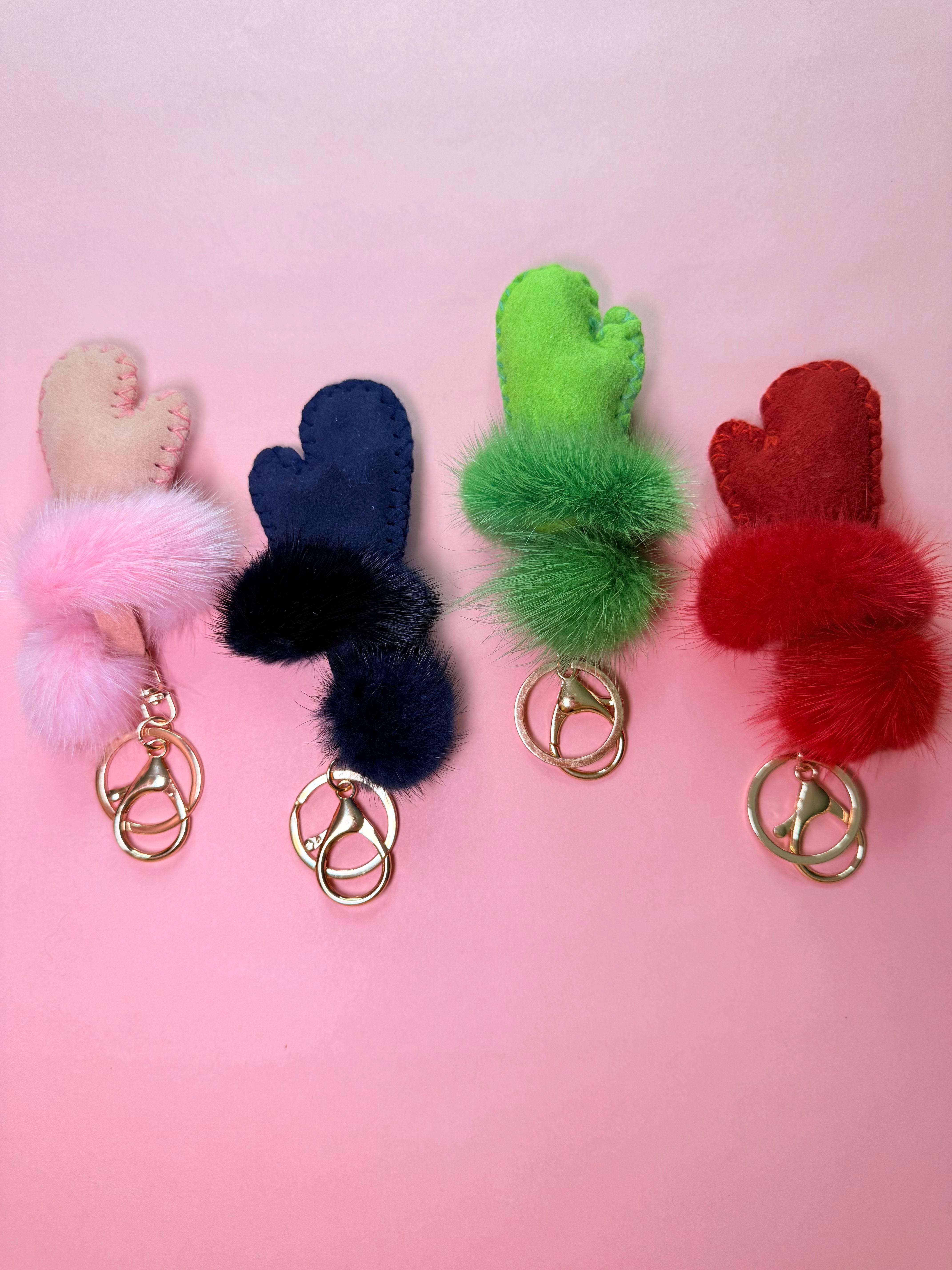 Christmas Mitten Keychain