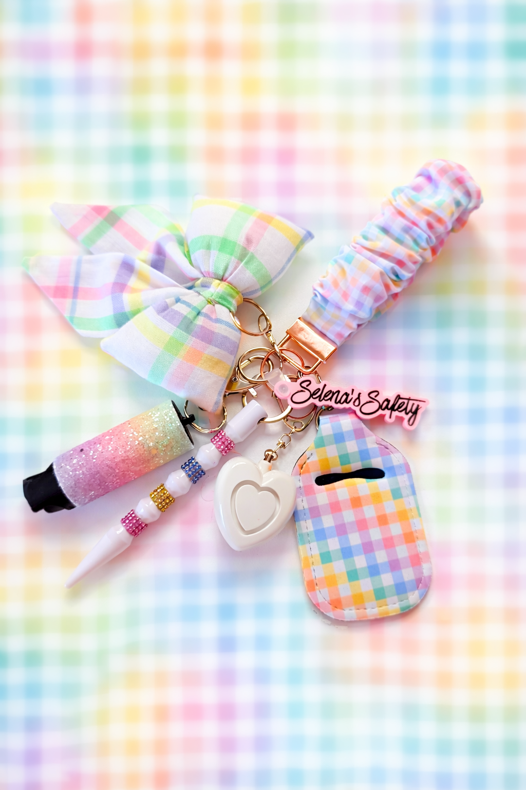 “Spring Check” Safety Keychain – Selena's Safety Boutique