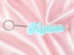 Load image into Gallery viewer, Blue + Pink Mama Keychain Accessory
