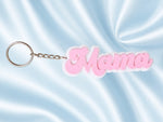 Load image into Gallery viewer, Blue + Pink Mama Keychain Accessory
