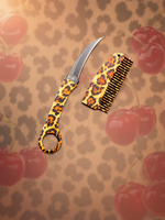 Load image into Gallery viewer, Leopard Discreet Comb 🔪
