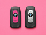 Load image into Gallery viewer, Discreet BMW-Inspired Rechargeable Car Stunners with Built-In Key Ring – Multiple Colors Available
