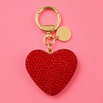 Load image into Gallery viewer, Mini Bling Heart Keychains

