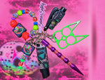 Load image into Gallery viewer, Neon Jason Safety Keychain
