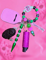 Load image into Gallery viewer, Jason’s Pink Nightmare Safety Keychain
