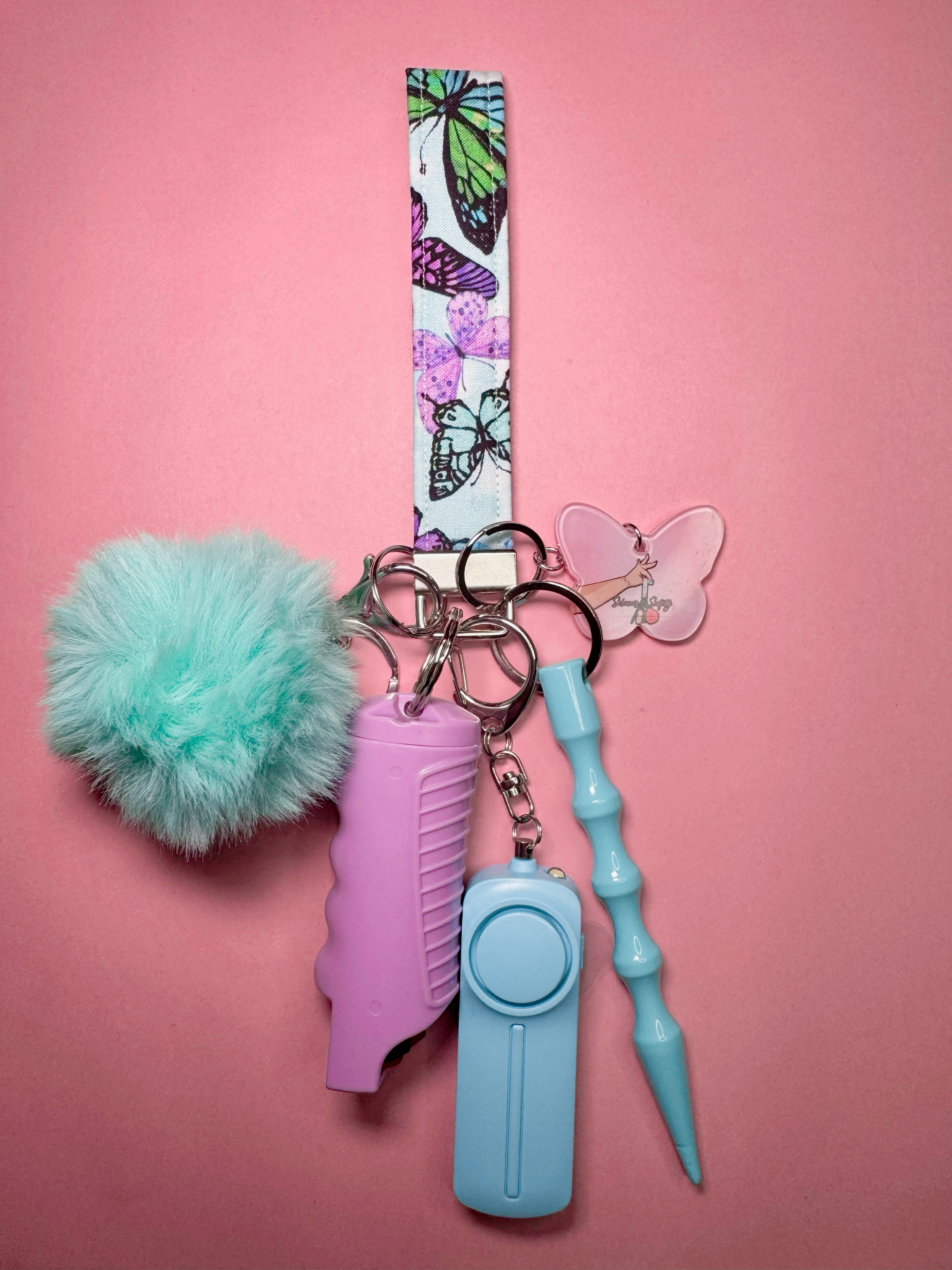 "Flutter" Self-Defense Keychain