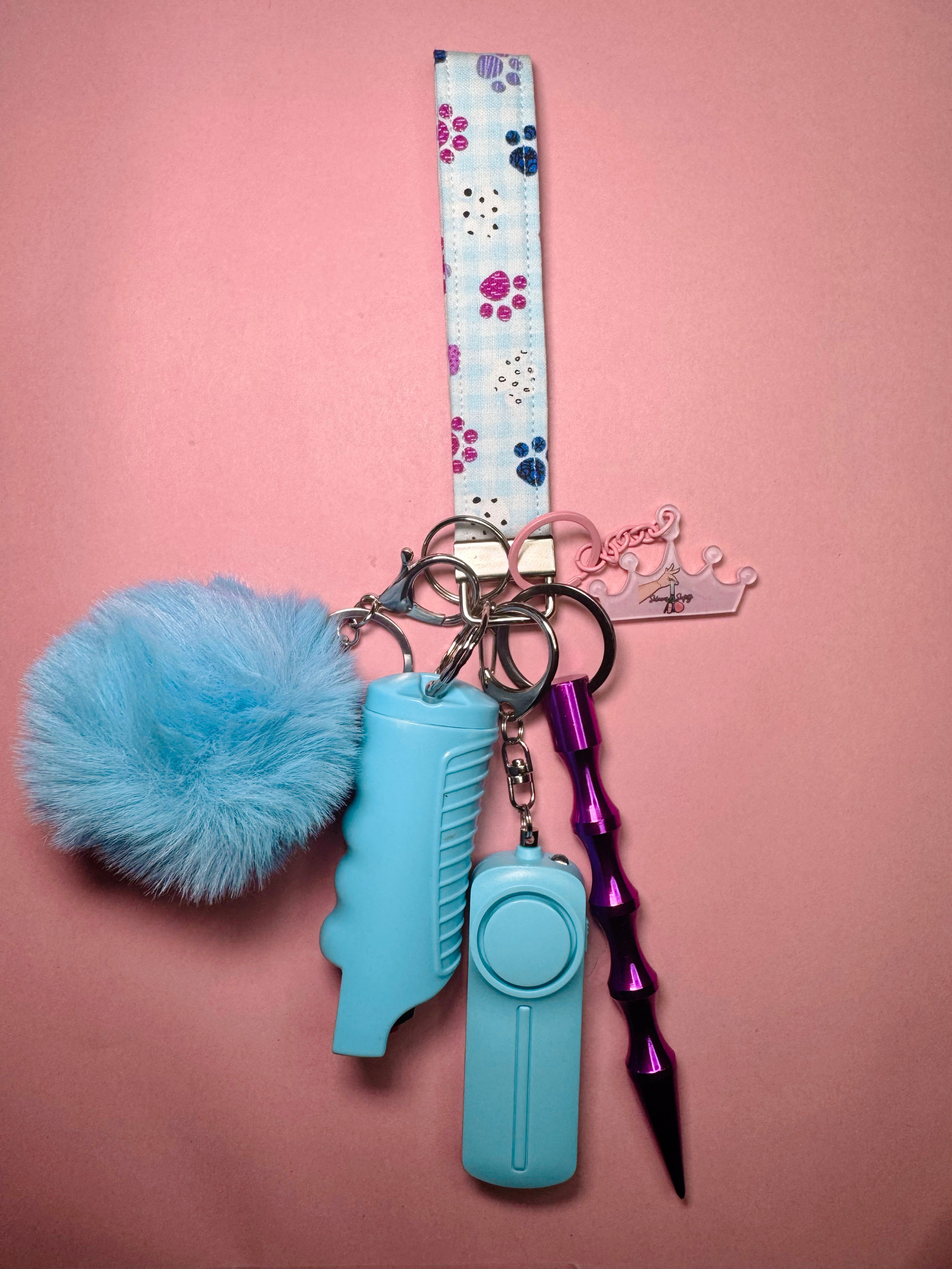 "Purrr-Fect" Self-Defense Keychain