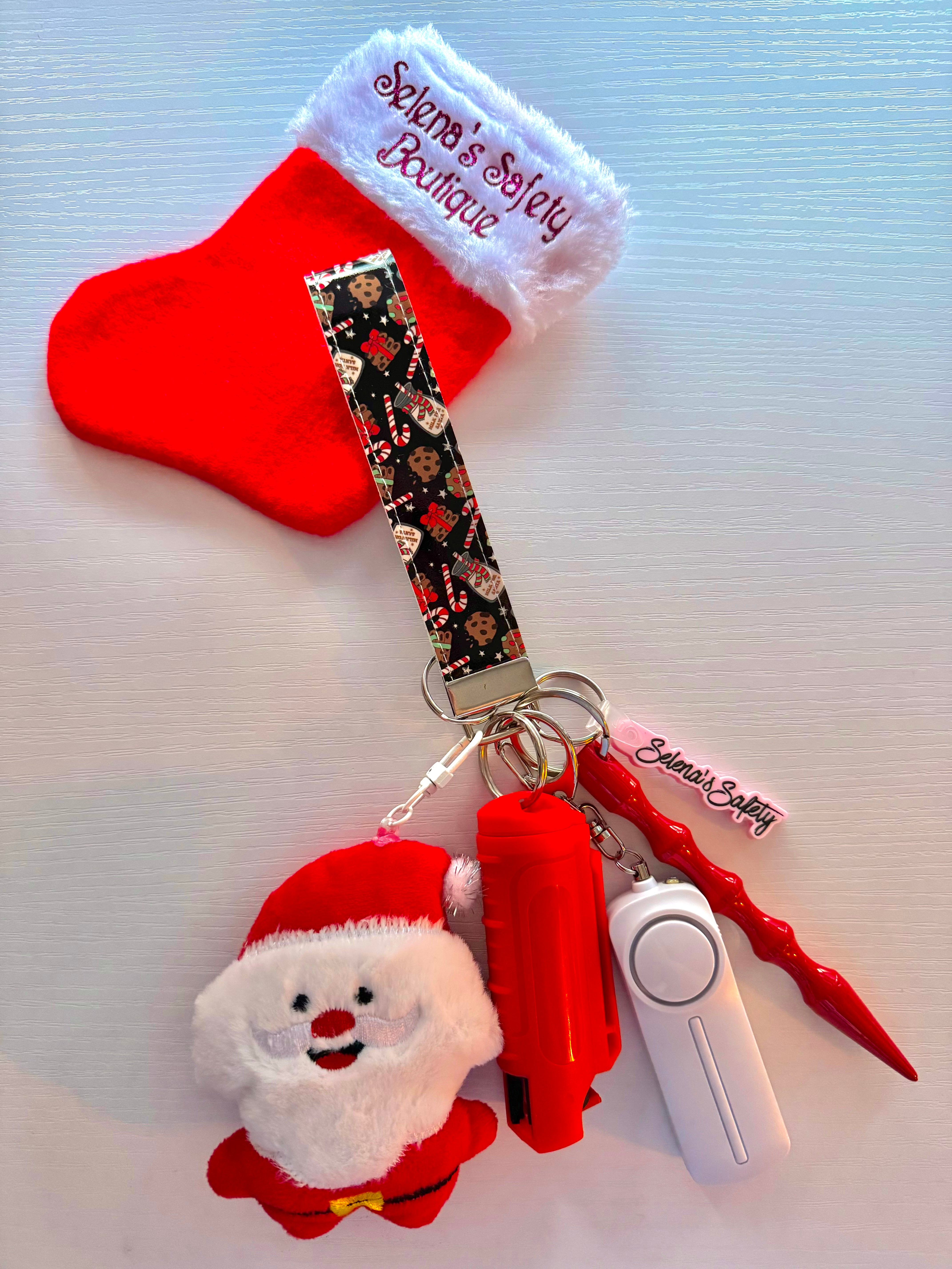 "Santa's Cookies" Safety Keychain