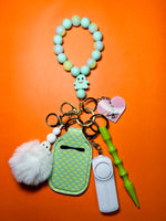 Load image into Gallery viewer, &quot;Casper&quot; Beaded Self-Defense Keychain
