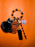 Load image into Gallery viewer, &quot;Binx&quot; Beaded Self-Defense Keychain
