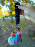 Load image into Gallery viewer, &quot;Peek-A-Boo&quot; Scrunchie Self-Defense Keychain
