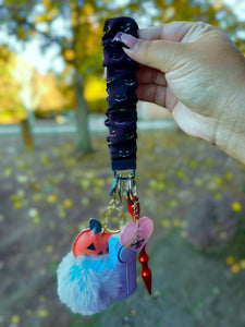 "Peek-A-Boo" Scrunchie Self-Defense Keychain