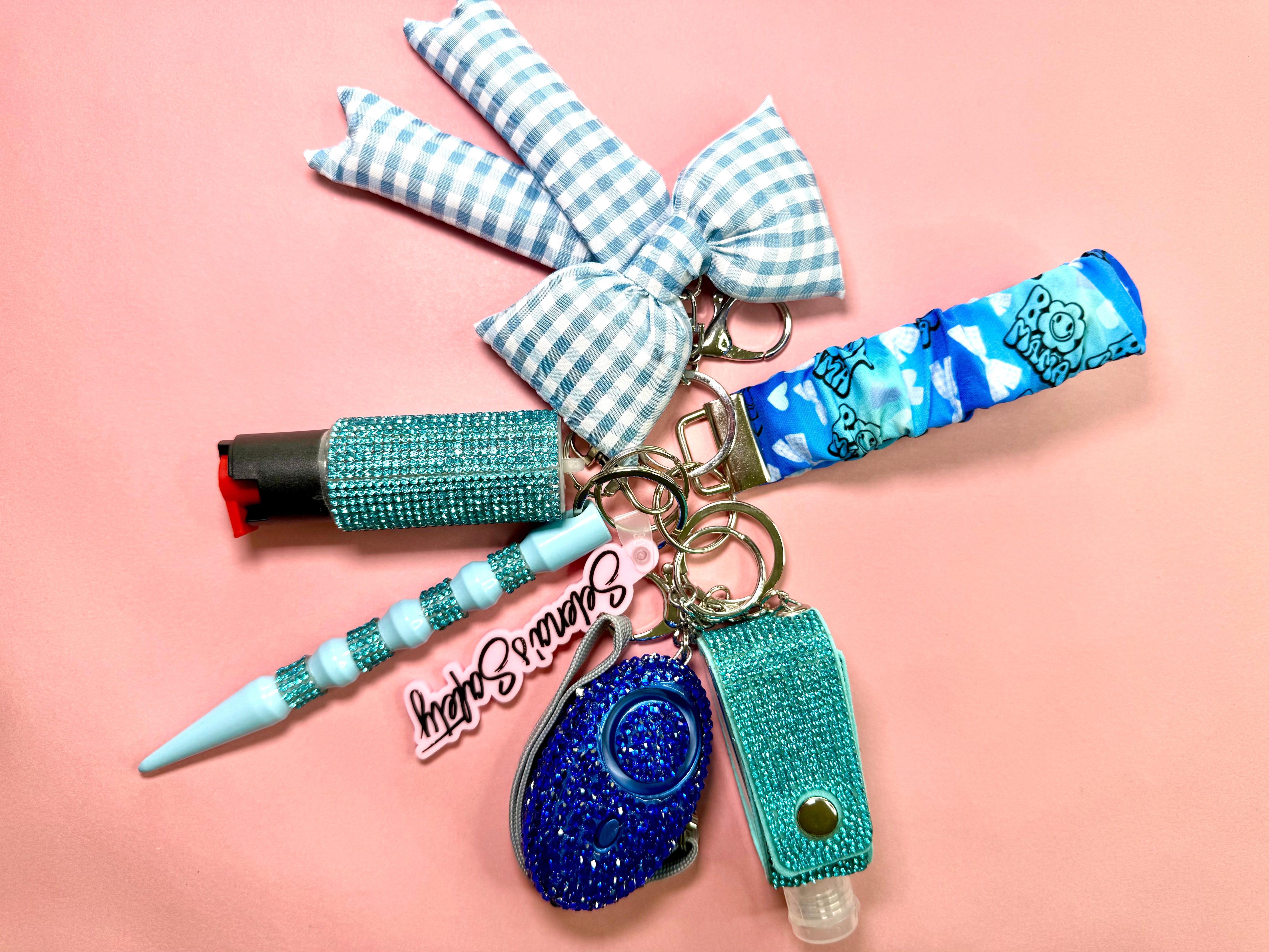 "Boy Mama" Safety Keychain