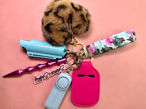 "Mom of Both" Safety Keychain