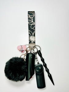 "Black Royalty" Safety Keychain