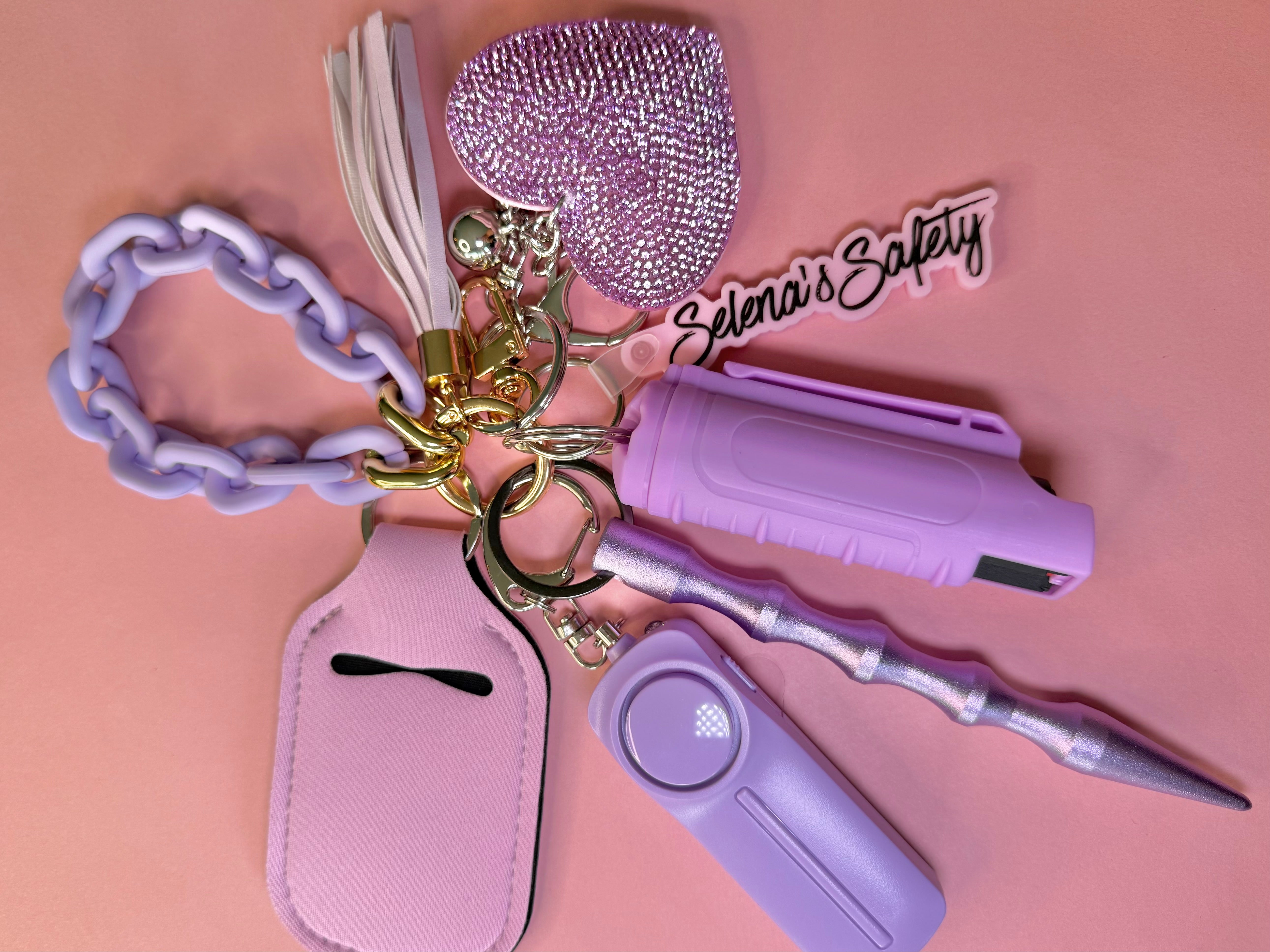 "Grape🍇" Safety Keychain
