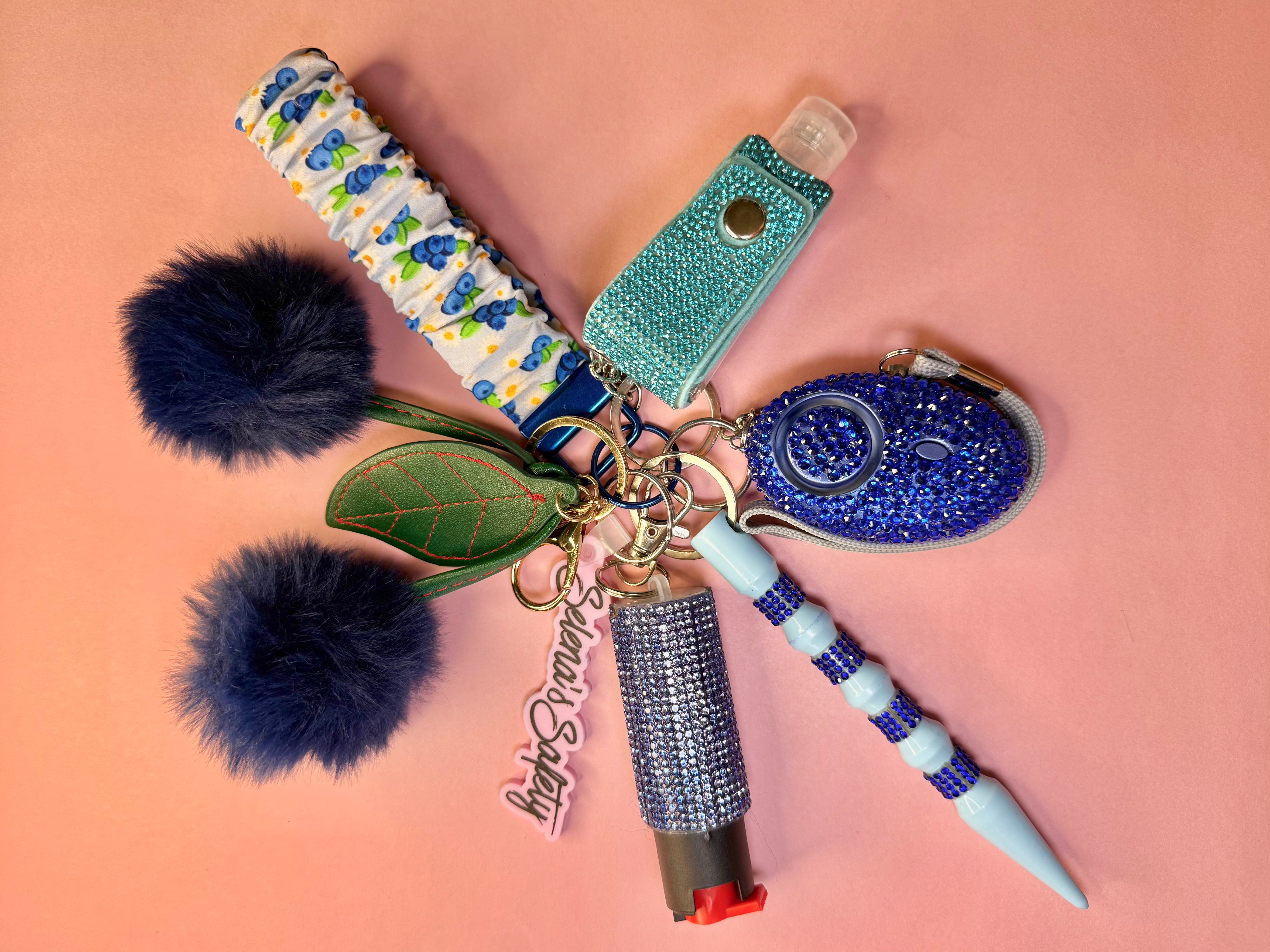 "Berry Blue"🫐 Safety Keychain
