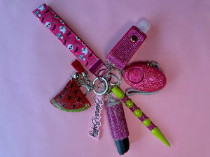 👻🍉”BOO-Melon" 🍉👻 Safety Keychain